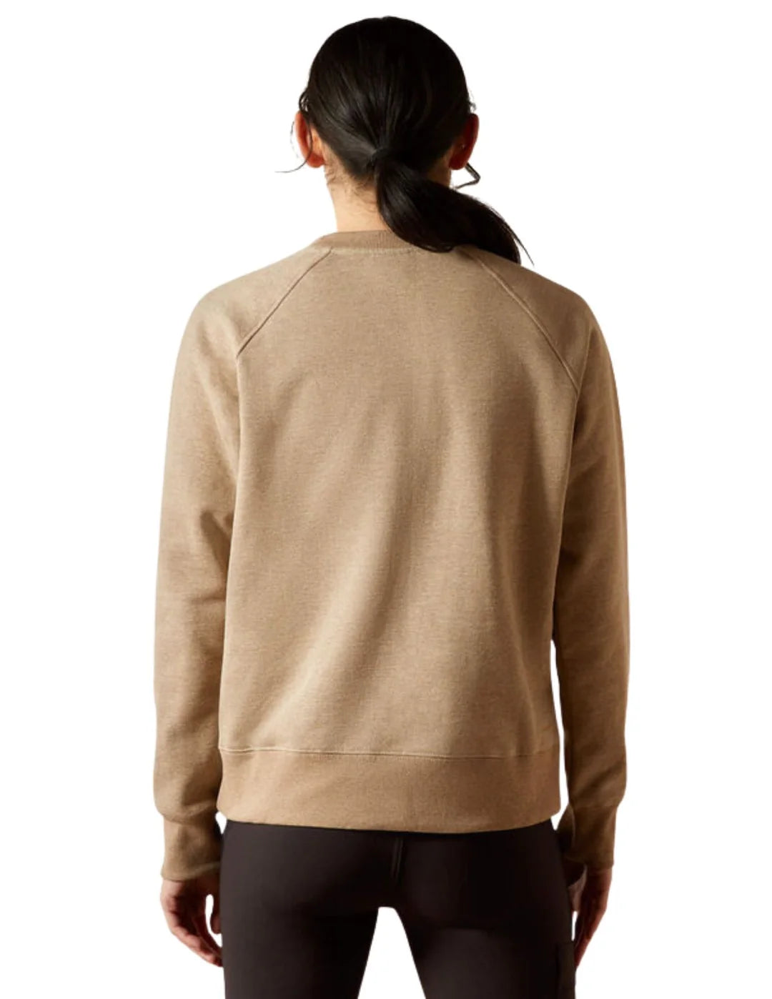 Ariat Women's Rebar Lightweight Sweatshirt Oatmeal Heather