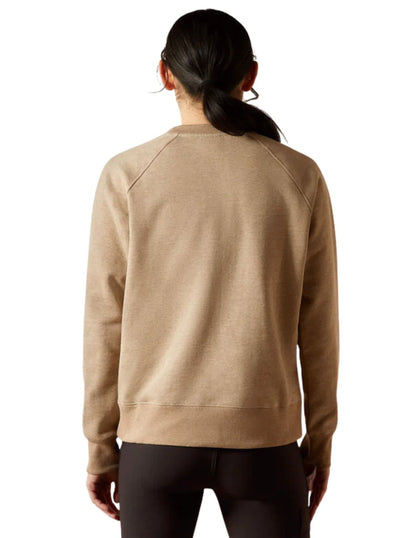 Ariat Women's Rebar Lightweight Sweatshirt Oatmeal Heather