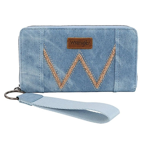 Wrangler Willa Wallet - Light Denim