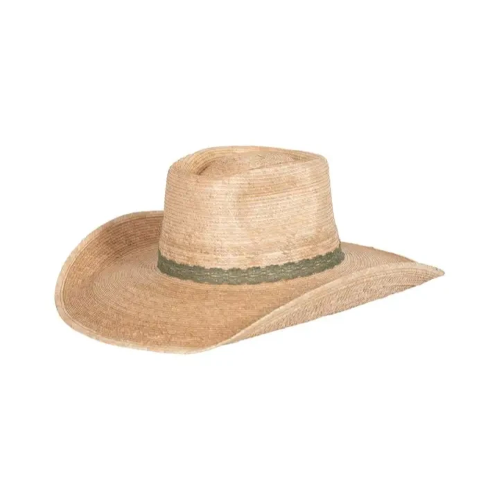 Sunbody Hat Reata 3 Oak Palm 4.5 Brim Moss Green Lace