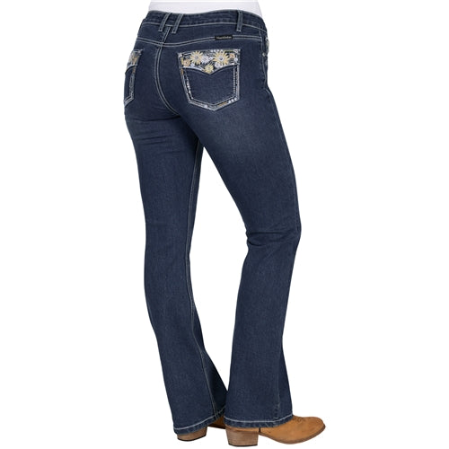 Pure Western Women's Jay Boot Cut Jean 32L