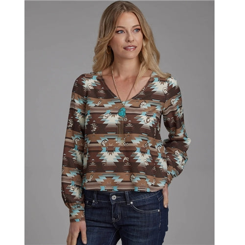 Roper Women's - Five Star Collection Blouse Print Shirt