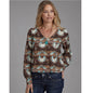 Roper Women's - Five Star Collection Blouse Print Shirt