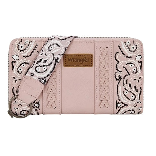 Wrangler Paisley Wallet - Pink