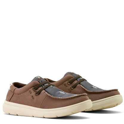 Ariat Youth Hilo - Chocolate / Ariat Steer Heads