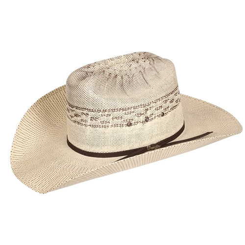 Wrangler Hudson Bangora Straw Hat - Natural/ Coffee