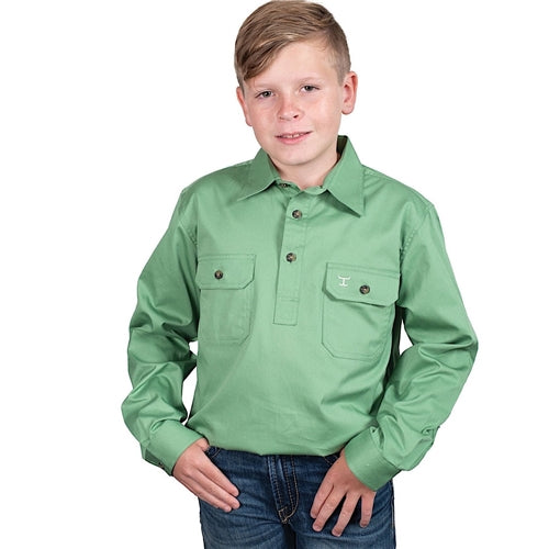 Just Country Boy Lachlan Workshirt Jade