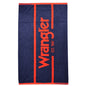 Wrangler Signature Beach Towel Navy/Red