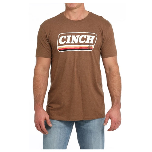 Cinch Mens Tee Shirt - Brown