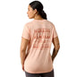 Ariat Women's Rebar Evolution Mother V- Neck Short Sleeve Tee - Papaya Punch