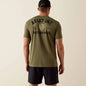 Ariat Men's Outline Shop Short Sleeve Tee Military Heather