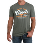 Olive Cinch tee
