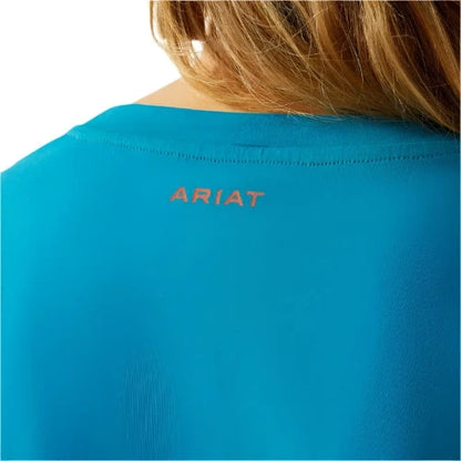 Ariat Women's Cowgirl Short Sleeve Tee Enamel Blue