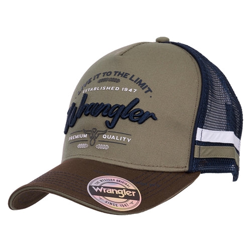 Wrangler Joel High Profile Trucker Cap