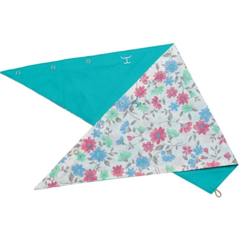 Just Country Carlee Double Sided Scarf Turquoise / White Confetti Floral