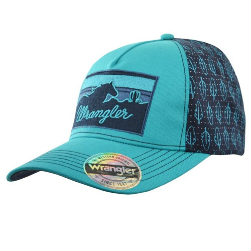 Wrangler Ladies Sigrid Cap Aqua/Navy