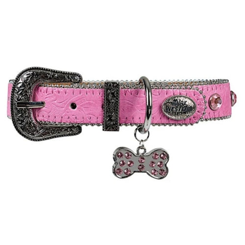 Pure Western Tilly Dog Collar - Pink