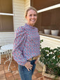 Black Colt Brooke Blue Floral Print