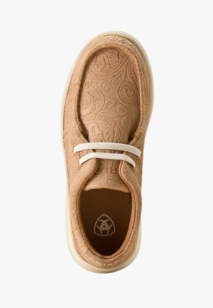 Ariat Youth Hilo - Tan Floral Emboss