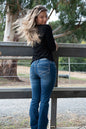Bullzye lady's Dahlia Boot Cut Jeans 34 leg