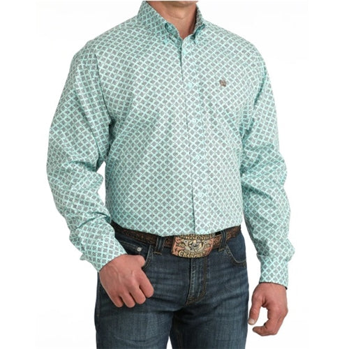 Cinch Aqua Men's Shirt