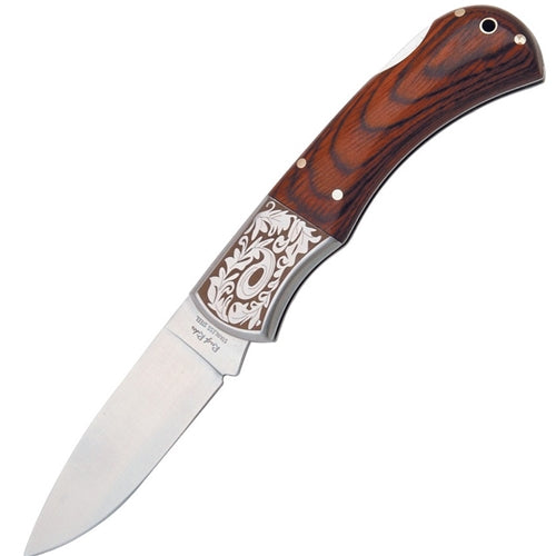 Rough Ryder Lockback 4" Closed Wood Handle