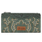 Wrangler Embroidered Wallet -Sage
