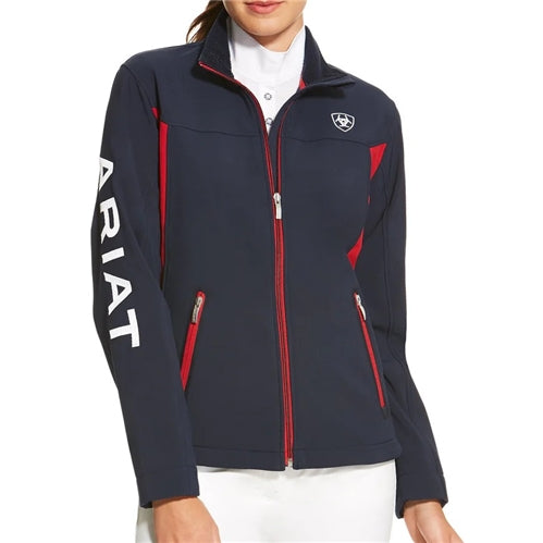 Ariat Ladies New Team Softshell Jacket Navy