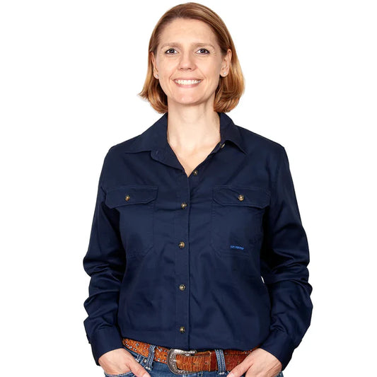 J/COUNTRY Brooke Full Button Navy
