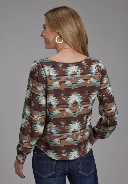 Roper Women's - Five Star Collection Blouse Print Shirt