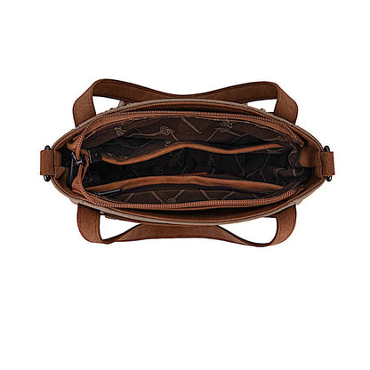 Wrangler two tone Fringe Bag - Camel