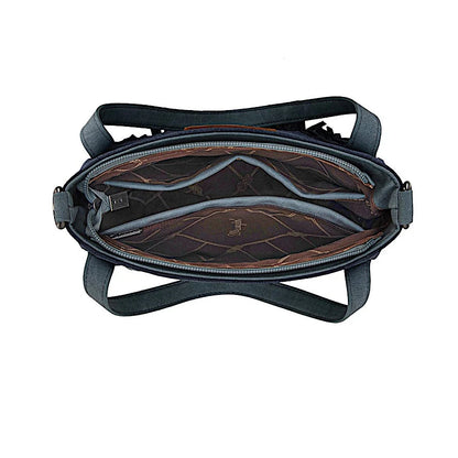 Wrangler two tone Fringe Bag - Navy