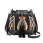 Wrangler Maya Aztec Bucket Bag -Black