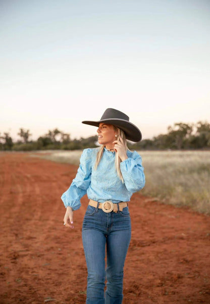Black Colt Brooke Blue Lace