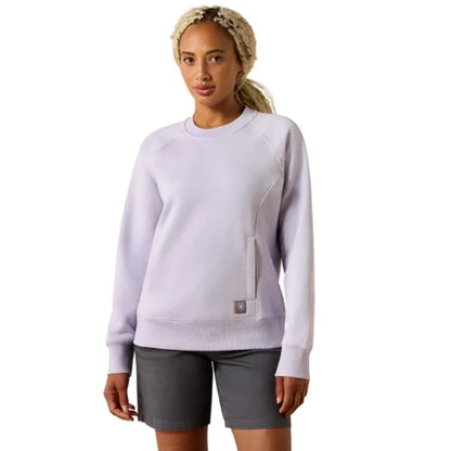 Ariat Women's Rebar Lightweight Fleece Sweatshirt Thistle