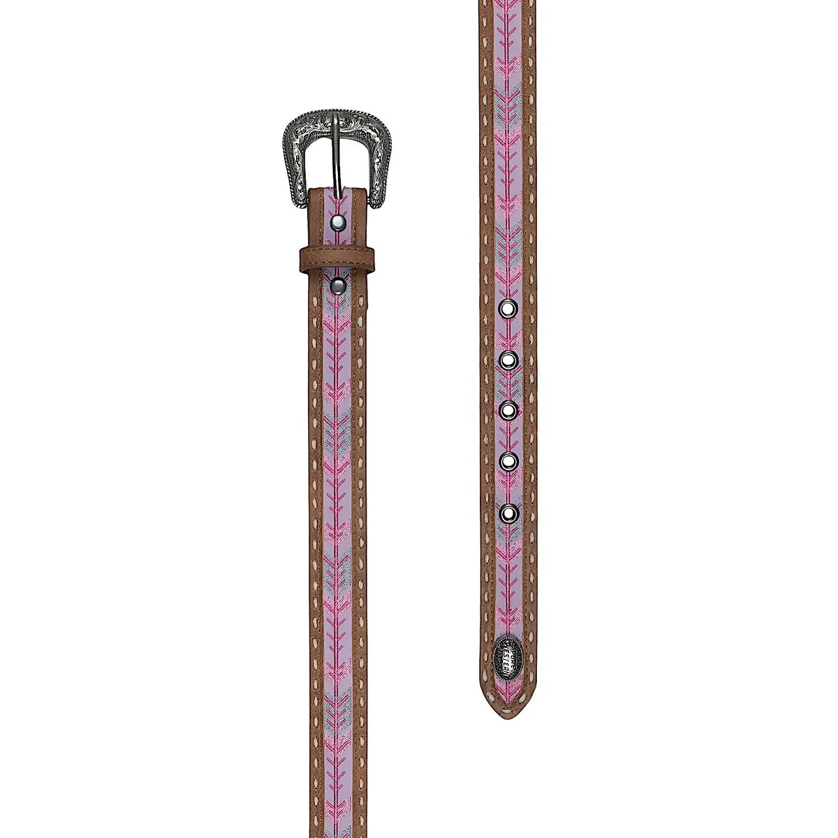 Pure Western Kids Kaira Belt - Tan / Lilac