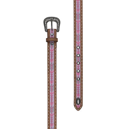 Pure Western Kids Kaira Belt - Tan / Lilac