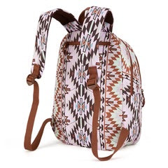 Wrangler Aztec Print Backpack -Light Brown