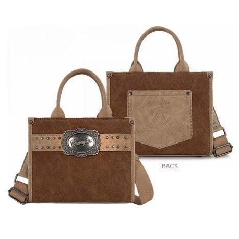 Wrangler Feature Buckle Crossbody Bag - Tan