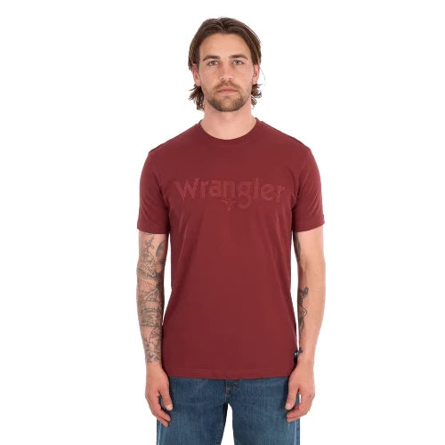 Wrangler Men's Chase Short Sleeve Tee - Cognac