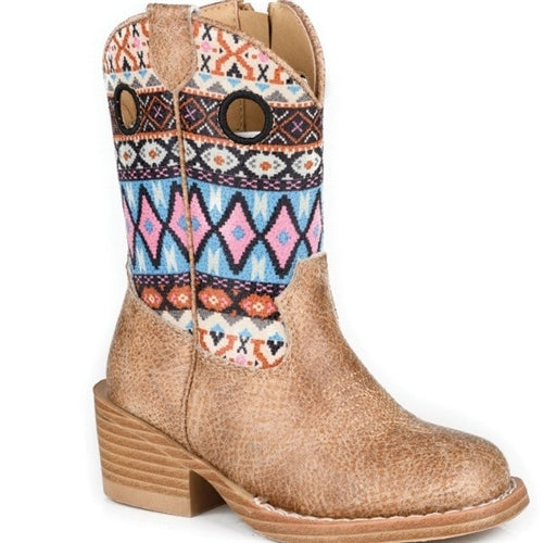 Roper Toddler boot Willow Aztec - Tan