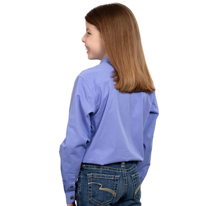 Just Country Kenzie W/S Girls Perwinkle