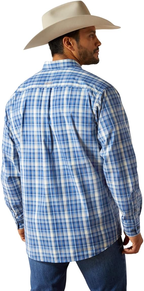 Ariat Men's Pro Series Soloman L/S Shirt - Royal Blue