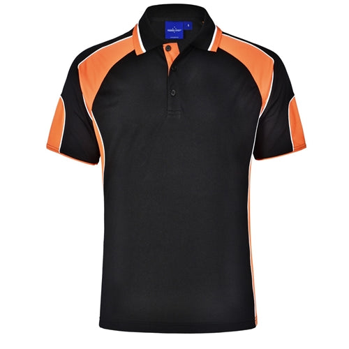 ALLIANCE Kids Black/Orange Polo