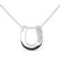 MCJ Sterling Silver Horseshoe with chain