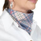 J/Country Women's Carlee Double Sided Scarf Country Blue/Dusty Jade Plaid