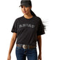 Ariat women's boot stitch logo tee - Vintage Black