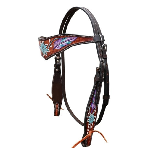 "DREAM CATCHER" Headstall - Smooth Like Cactus