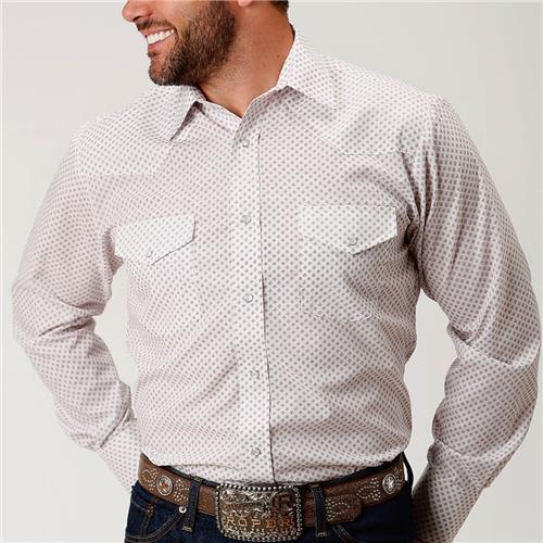 Roper Men's White Shirt