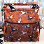 NGIL Hold Your Horses Mini Collapsible Haul-It-All Basket with Mesh Pockets